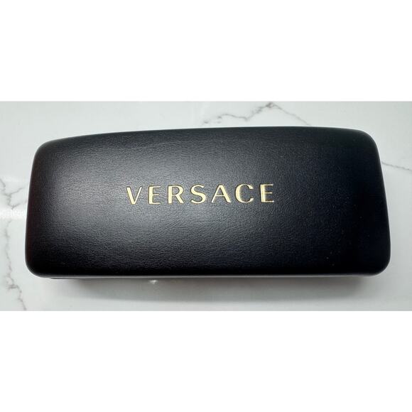 Versace Black & Gold Glasses Original Case & Cleaning Cloth - 3335 GB1 54014 140 - Picture 4 of 12